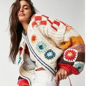 Free People Clear Skies cardigan size S